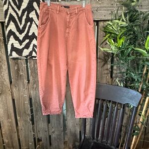 Women’s Zara Pink Wide Leg Jogger style-Size 8